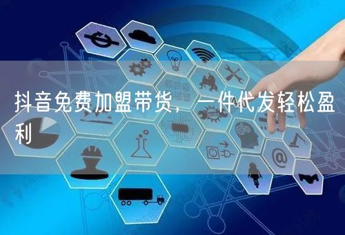 抖音免费加盟带货，一件代发轻松盈利