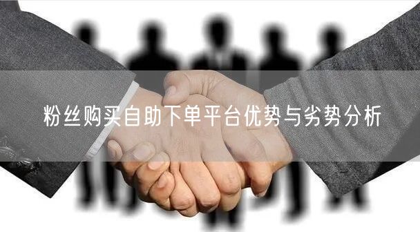 粉丝购买自助下单平台优势与劣势分析