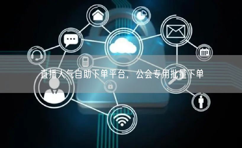 直播人气自助下单平台，公会专用批量下单