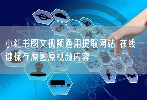小红书图文视频通用提取网站 在线一键保存原图原视频内容